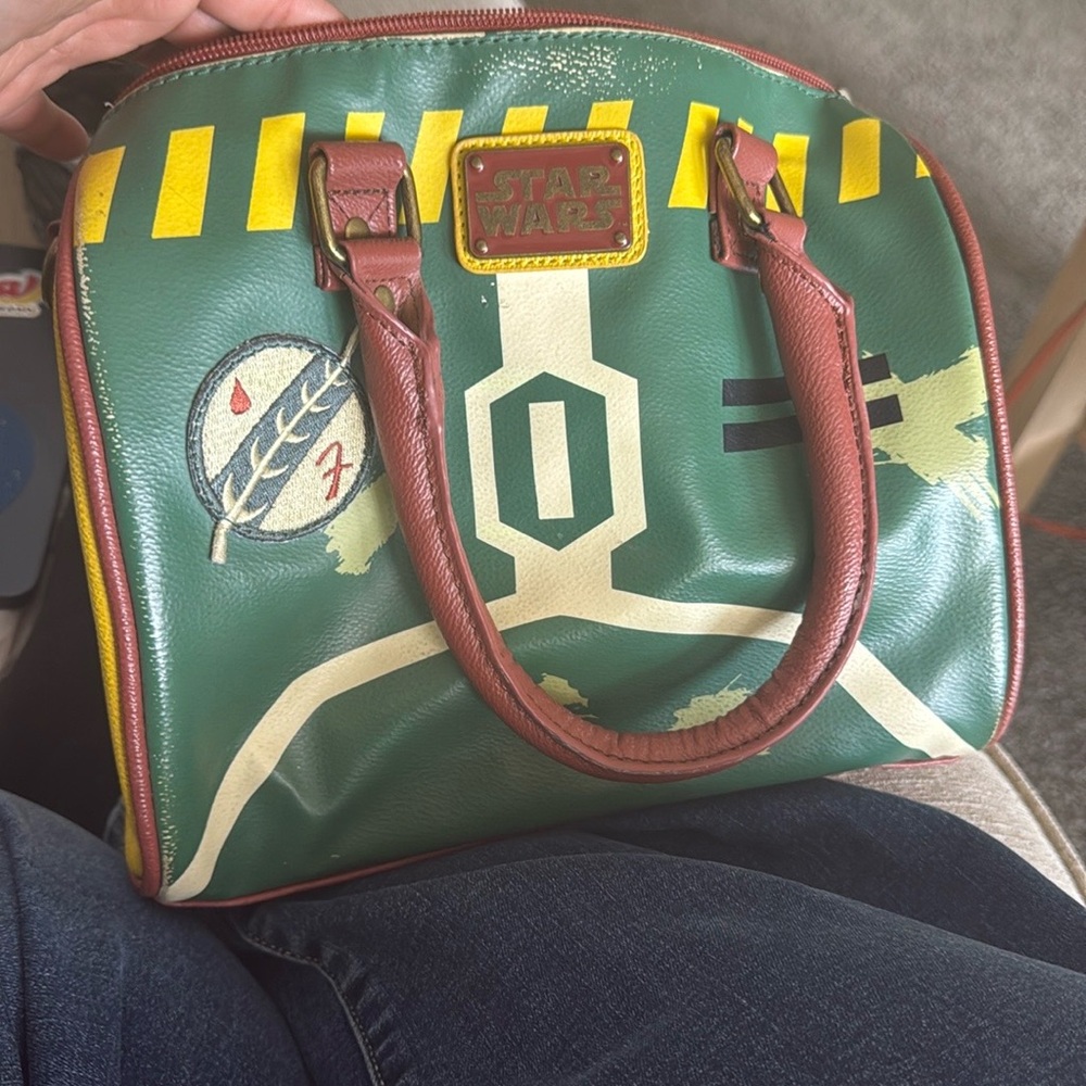 Star Wars Green and Brown Men's Bag